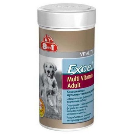 Cât de util vitamine pentru câini 8 în 1