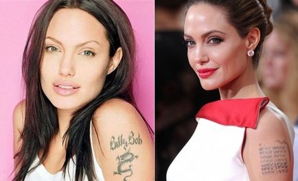 Care sunt tatuaje Angelina Jolie