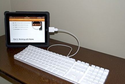 Ca o unitate flash USB și alte USB-Supă conecta la iPad