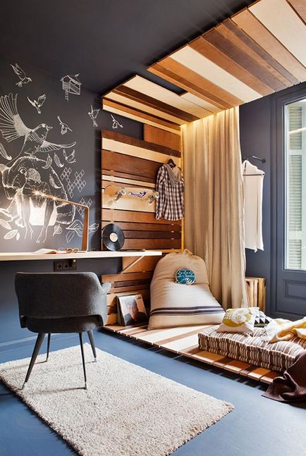 Cum se utilizează resturile de parchet laminat și 10 idei decor de perete (fotografii) (Decor de perete) Cum se utilizează resturile de parchet laminat și 10 idei de decor pereți (foto)