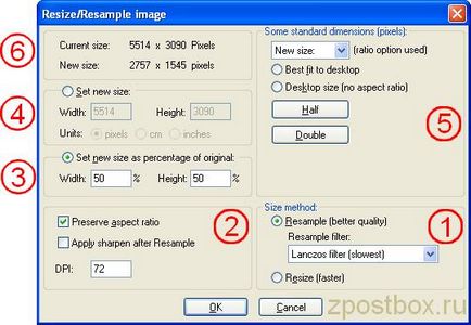 Cum de a schimba dimensiunea fotografiilor - instrucțiunile din programul de exemplu IrfanView
