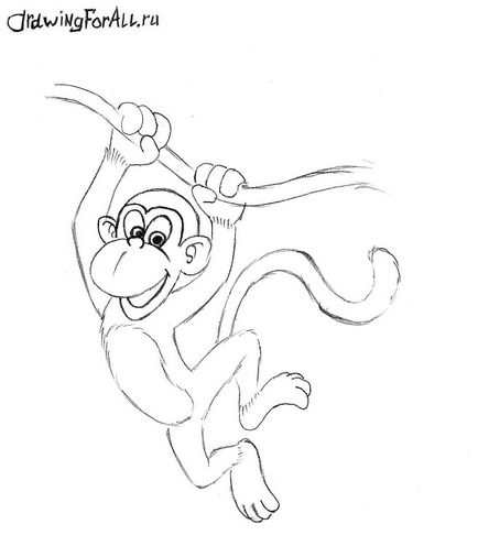 Cum de a desena o maimuță