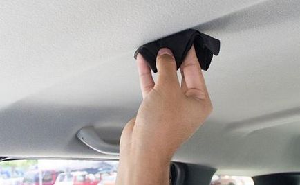 Cum pentru a curăța plafonul în mașină