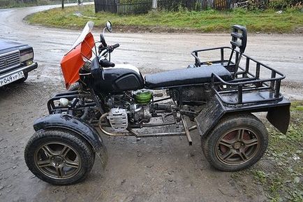 Cum sa faci casa 4x4 ATV-uri de la motociclete Ural cu desene mâinile sale, fotografii și video