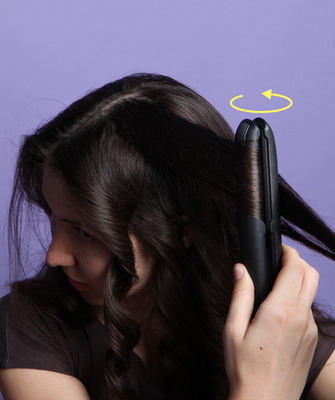 Cum de a face valuri pe părul cu ajutorul călcat și styling video de păr de lungimi diferite