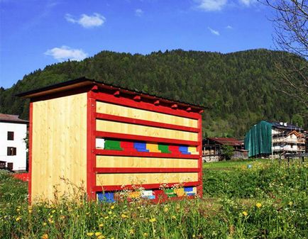 Ca propriile lor mâini pentru a construi un pavilion pentru albine