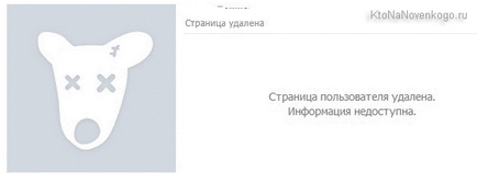 Cum se șterge o pagină în VKontakte, precum și a scăpa de pagini șterse prietenilor, crearea,