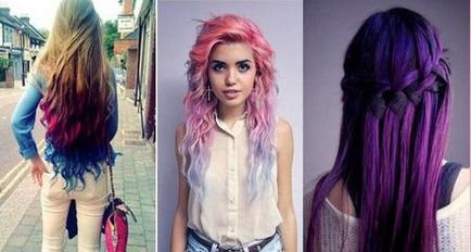 Tutoriale Creative foto și video pictura de păr pe părul de lungimi diferite