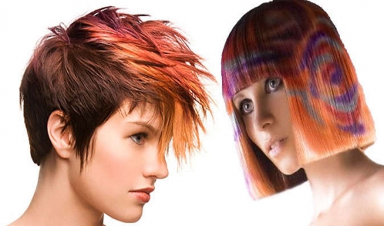 Tipuri de reclame Hair- tehnici de colorare si pictura ale capului
