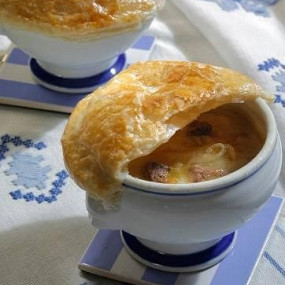 reteta supa de ceapa cu 51 de fotografii de pe site-ul - afișul-food