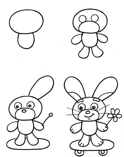 Phased animale desen, modele umane, tsetov pentru copii