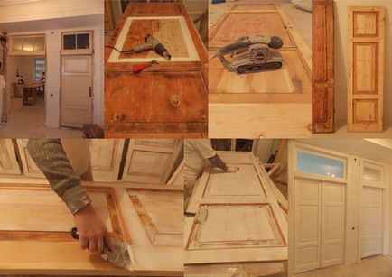Restaurare de uși din lemn cu mâinile lor, pentru a restabili vechiul video de la domiciliu
