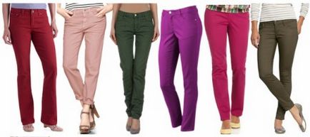 Cu ceea ce este cel mai bine sa poarte culori la modă se potrivește cu culoarea pantaloni