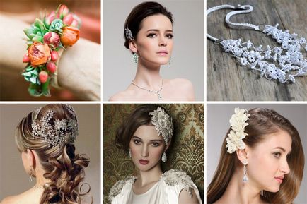 bijuterii de nunta pentru mirese, perla seturi, în aur sau de cristal - foto și video