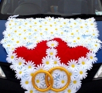 Decorare de mașini de nunta vom alege cel mai elegant și original (nunta) Decorare de mașini de nunta vom alege cele mai elegante și originale