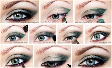 Seara de make-up pentru ochi albaștri