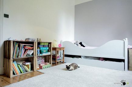 100 cele mai bune idei de design de perete în camera copiilor în fotografie