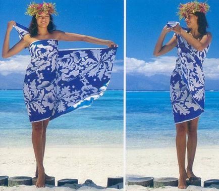 28 Fotografii cât de frumos cravată pareo pentru plajă și spectaculoase pentru a purta un sarong