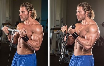 6 moduri de a ridica partea de sus a biceps