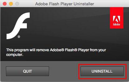 Adobe Flash player cum să eliminați complementului în întregime