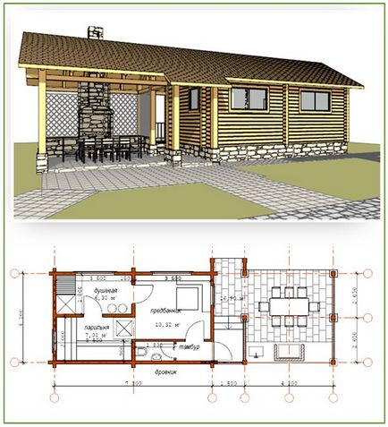 Pavilioane cu mâinile deschise și închise desene, dimensiuni, scheme, proiecte și modele de pavilioane