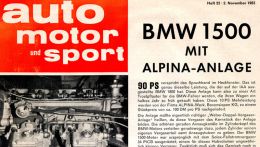 Istoricul Bmw alpina BMW