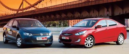 Ce mai bine Volkswagen Polo sau Hyundai Solaris - compararea modelelor sedan Polo volkswagen si hyundai solaris