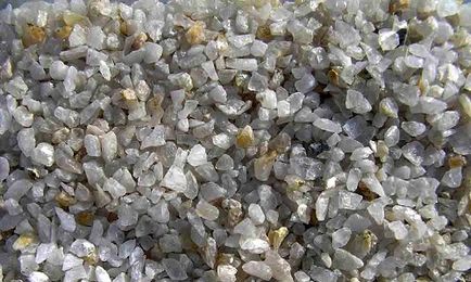 Ce este nisip de cuart folosite în gospodărie, construcții și proprietate
