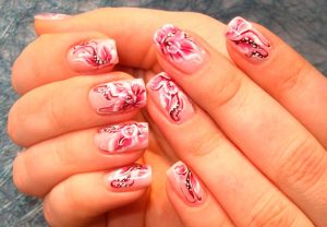 Flori pe unghiile cu gel idei noi poloneză profesioniștilor din domeniu