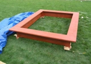 Sandbox pentru copii cu mâinile pentru a da - cum să faci o cutie cu nisip cu capac de lemn, pas cu pas
