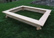 Sandbox pentru copii cu mâinile pentru a da - cum să faci o cutie cu nisip cu capac de lemn, pas cu pas