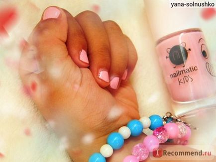 lac de unghii, copii pentru copii pe bază de apă nailmatic - «✿ cel mai bun de unghii manichiura primul ✿»,