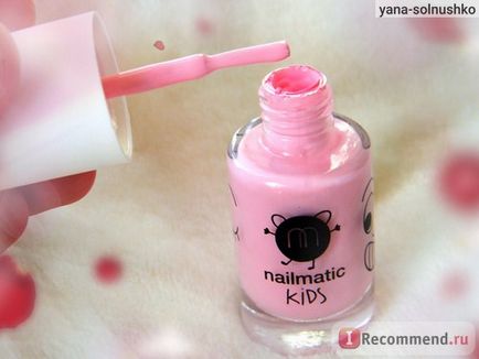 lac de unghii, copii pentru copii pe bază de apă nailmatic - «✿ cel mai bun de unghii manichiura primul ✿»,