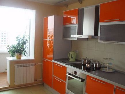 Proiectare bucătărie cu balcon 45 fotografii ale interiorului