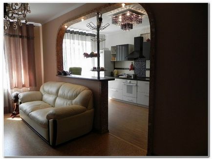 Design de bucătărie cu o cameră de zi, sfaturi de design (foto), bucătărie de design, design interior, reparații, fotografii