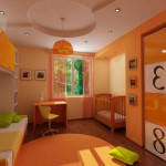 Design dormitor cu un pat de copii - soluții interesante fotografie