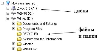 Structura sistemului de fișiere și