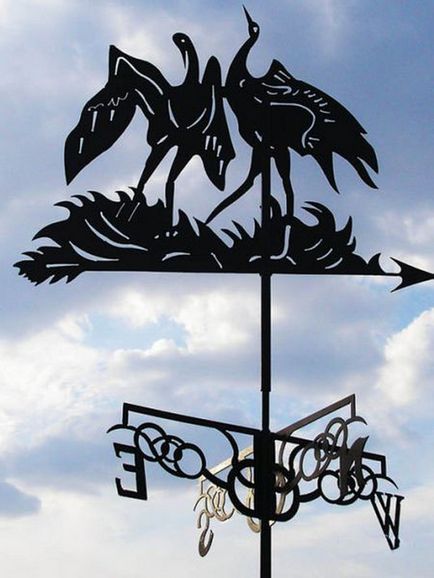 Weathervane cu mâinile lor