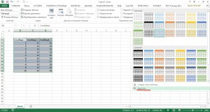 Formatarea unui tabel în Excel