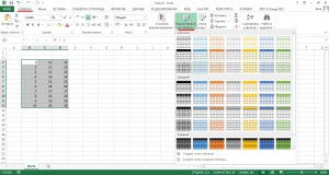 Formatarea unui tabel în Excel