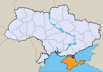 În cazul în care este harta detaliată a Crimeea coasta Crimeea și turistice harta