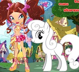 Winx Dress Up Jocuri pentru fete online gratis - joc