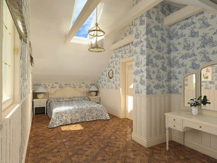 interior Dormitor cu tapet combinație armonioasă de două tipuri (40 poze) (două) interior Dormitor cu tapet combinație armonioasă de două tipuri (40 poze)