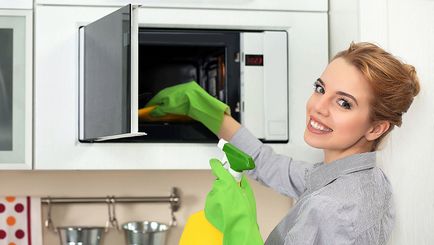 Cum de a elimina rapid mirosul de ardere din cuptorul cu microunde
