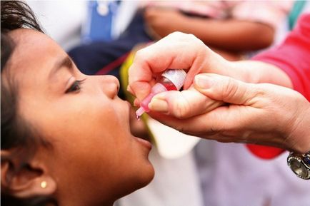 Cum și în cazul în care urmează să fie vaccinate împotriva poliomielitei