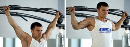 Cum de a construi biceps pe o bară orizontală trage-up-uri
