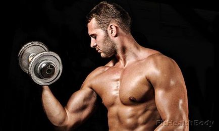Cum de a construi biceps la domiciliu trăgând condiții, push-up-uri, exerciții cu gantere