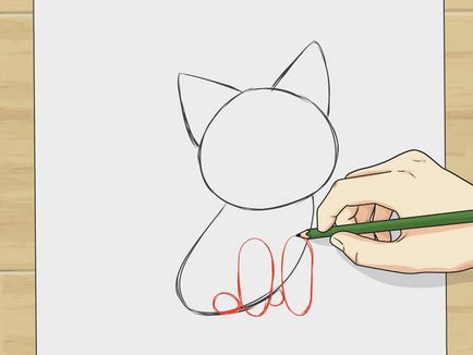 Cum de a desena pisica anime (etape)