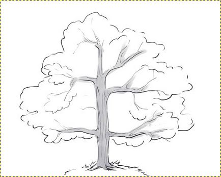 Cum de a desena un copac