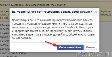 Cum de a șterge o pagină permanent pe Facebook și dezactiva profilul